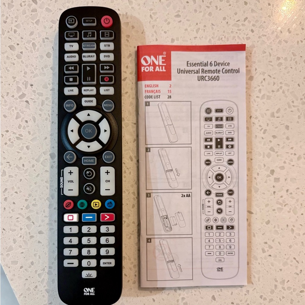 One For All Universal Remote Control